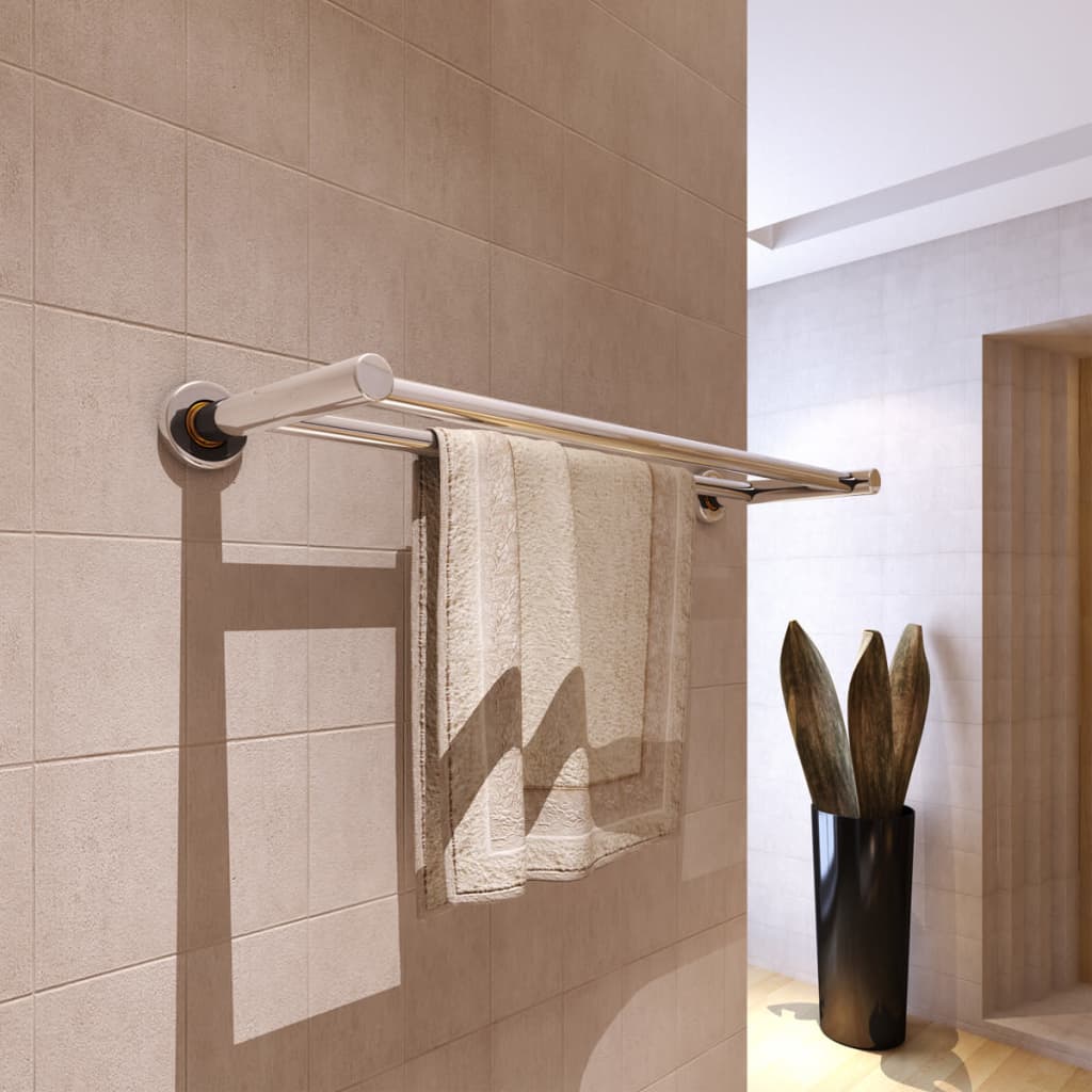 8718475849070_m_en_hd_1 Stainless Steel Towel Rack 2 Tubes - Image 1