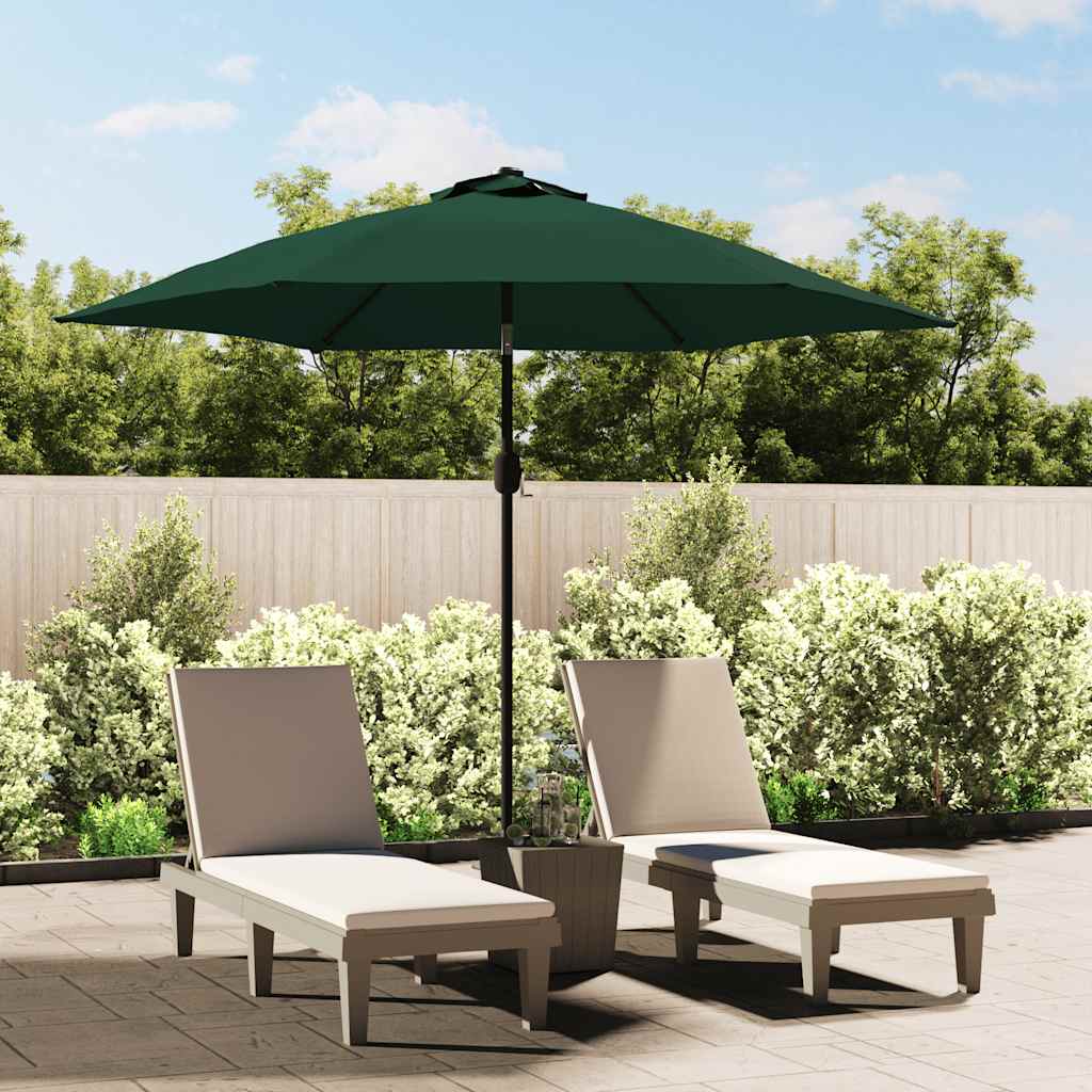 8718475849643_g_en_hd_1 vidaXL Garden Parasol Green 3m Steel Pole - Image 2