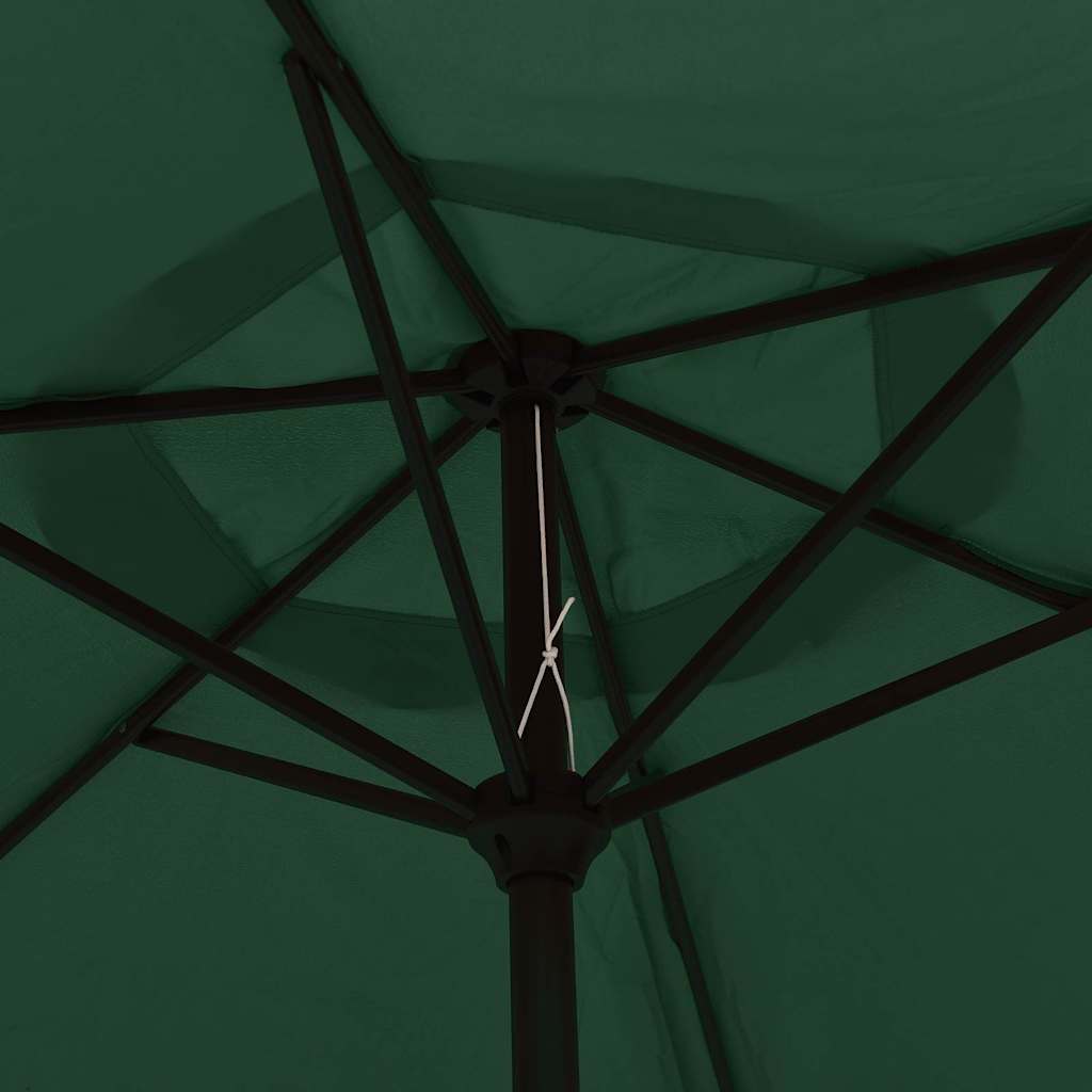 8718475849643_g_en_hd_4 vidaXL Garden Parasol Green 3m Steel Pole - Image 5