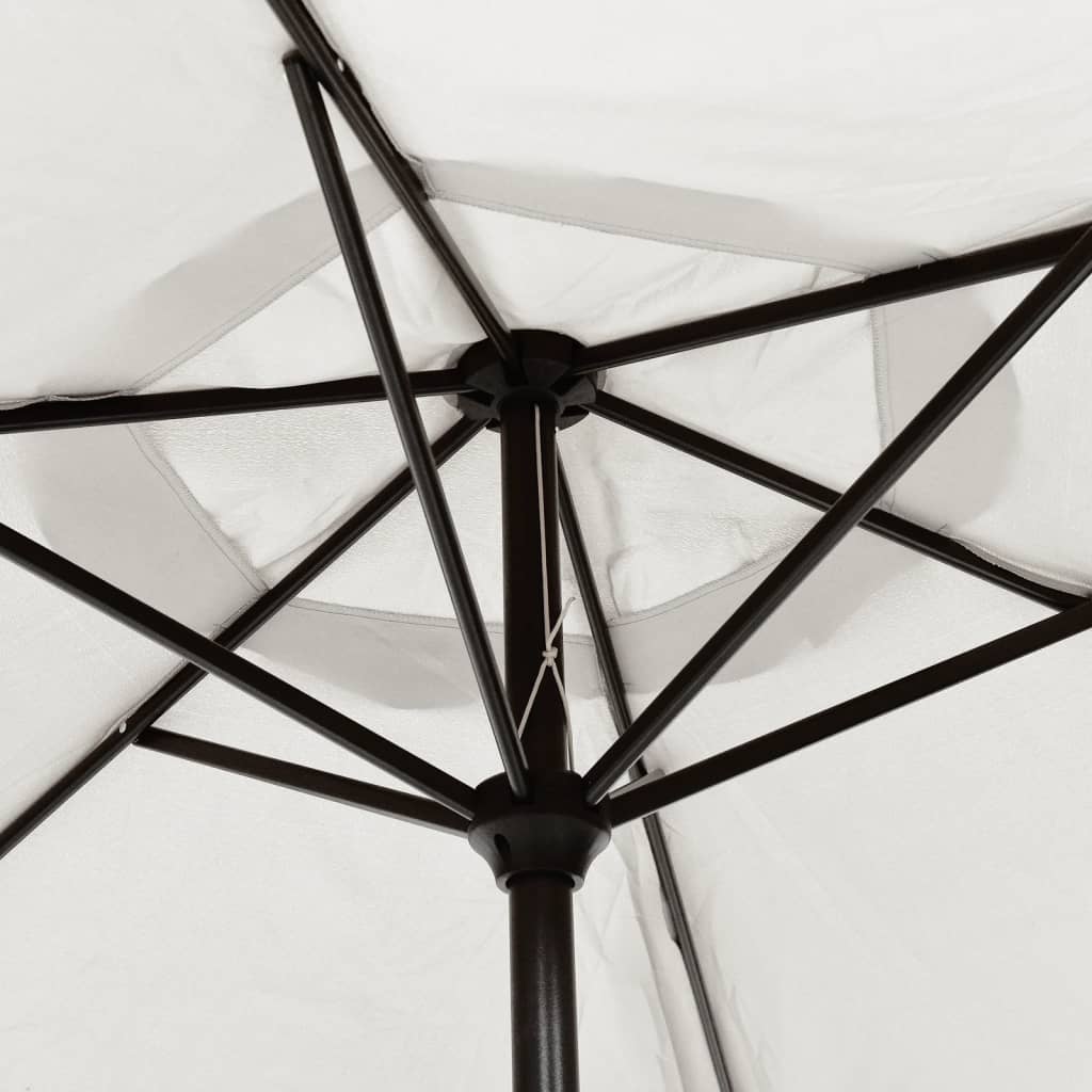 8718475849650_g_en_hd_3 vidaXL Garden Parasol Sand White 3m Steel Pole - Image 5