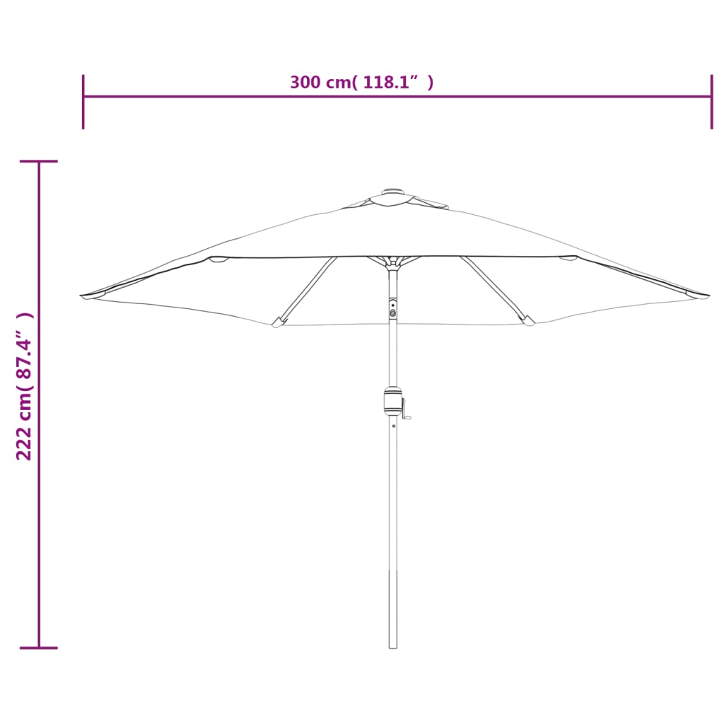 8718475849650_g_en_hd_6 vidaXL Garden Parasol Sand White 3m Steel Pole - Image 8