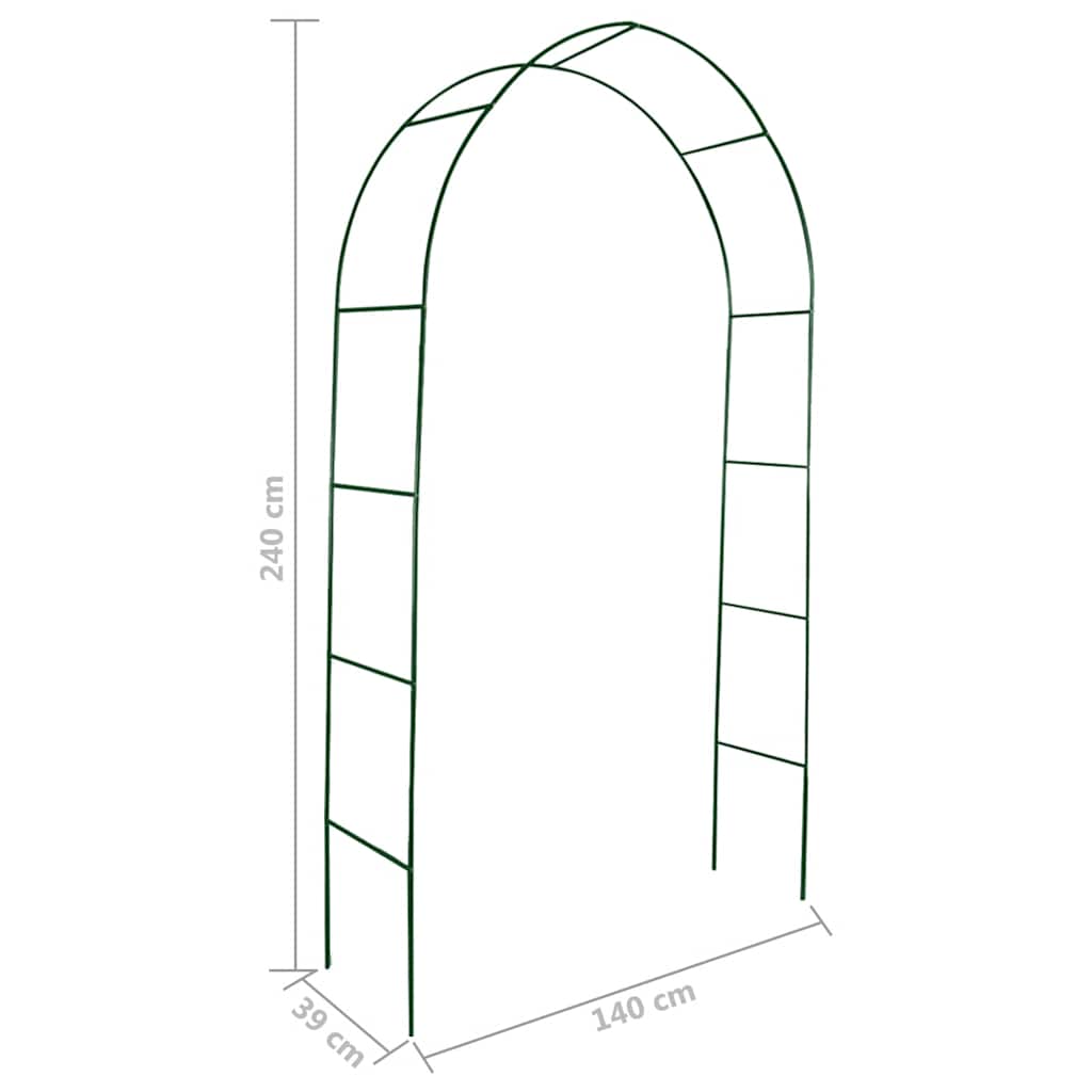 8718475850359_g_en_hd_4 vidaXL Garden Arch 2 pcs Climbing Plants - Image 6