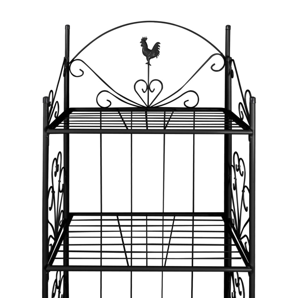 8718475850397_g_en_hd_2 vidaXL Plant Rack Square Black - Image 3