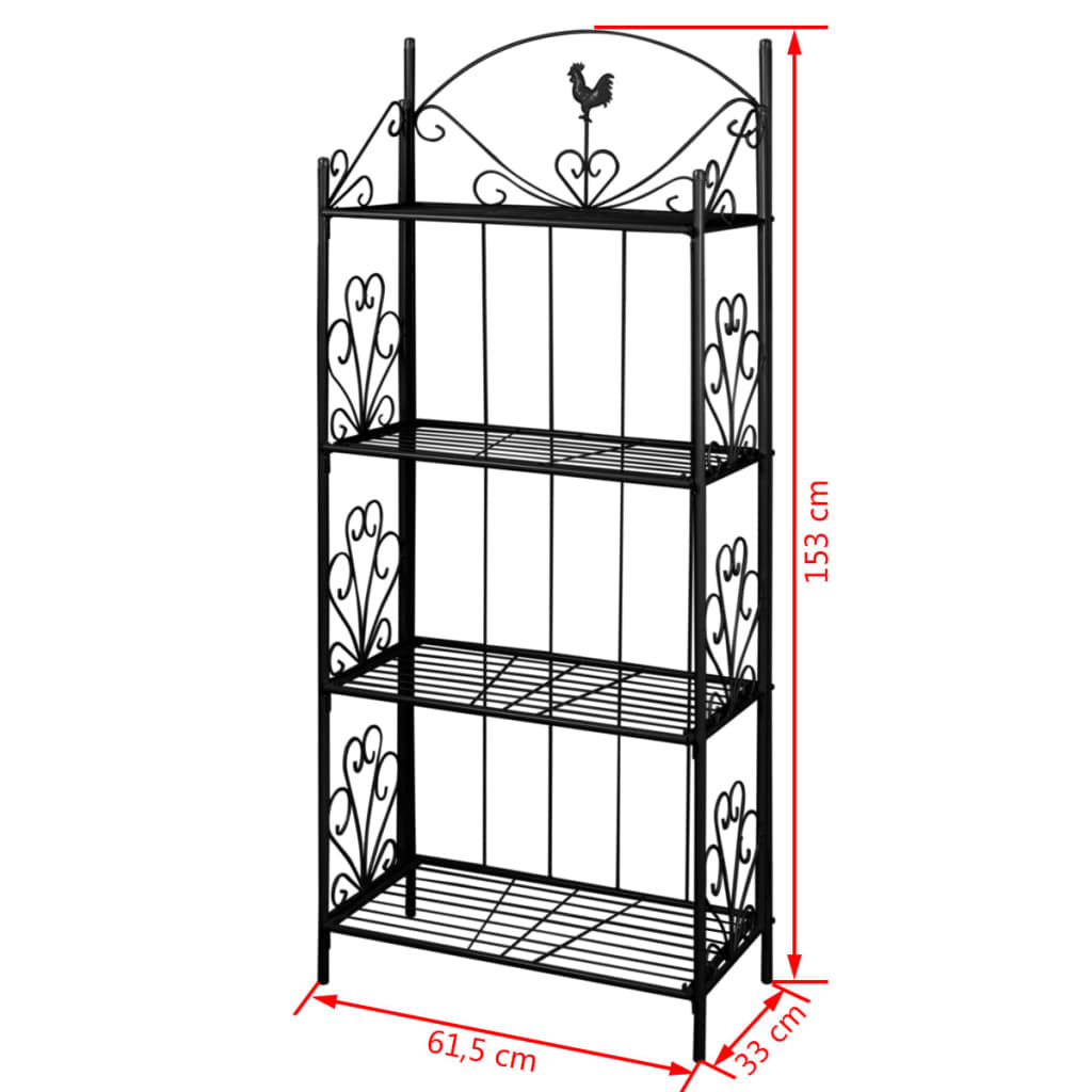 8718475850397_g_en_hd_3 vidaXL Plant Rack Square Black - Image 4