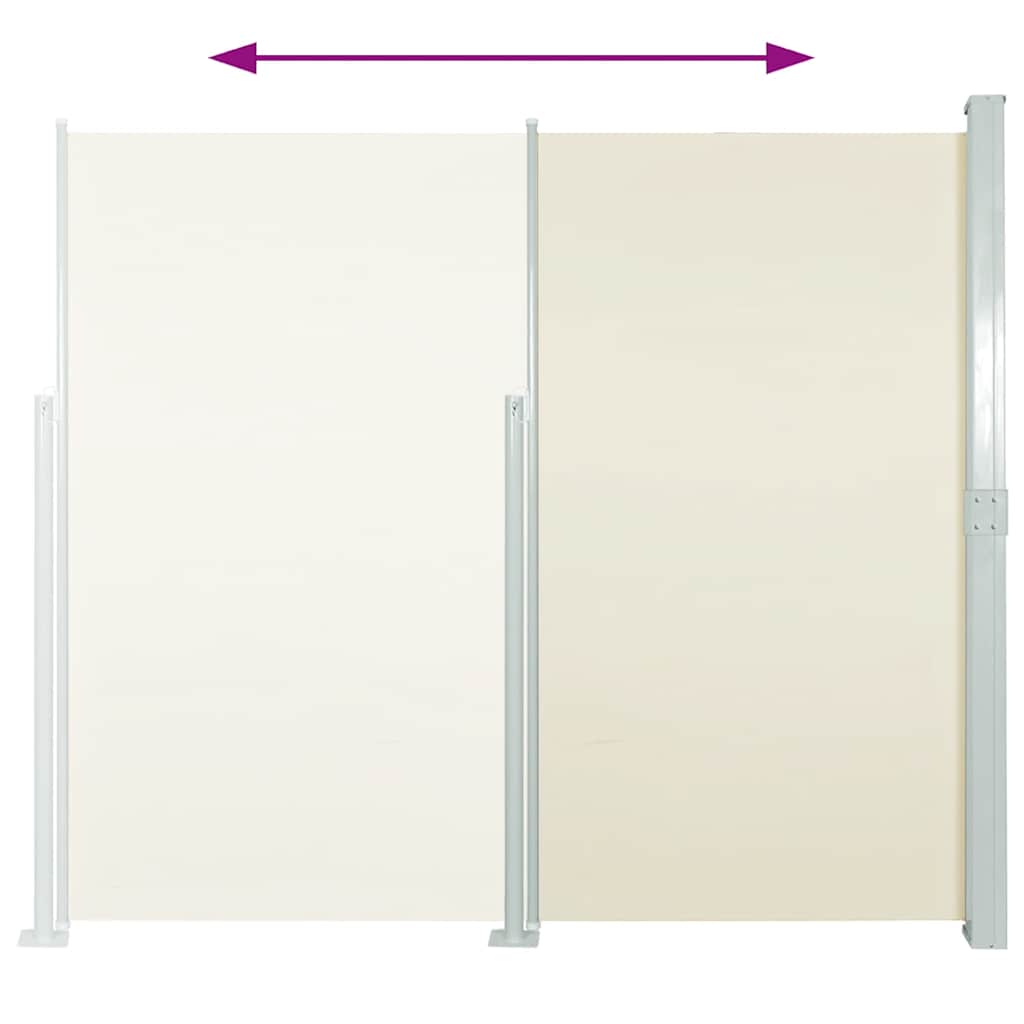 8718475850465_g_en_hd_4 Patio Terrace Side awning 160 x 300 cm Cream Colour - Image 6