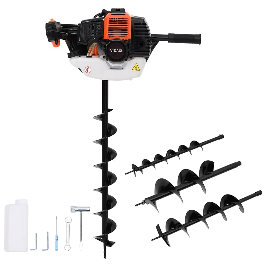 8718475850496_a_en_hd_1 vidaXL Auger Ground Drill Orange - Image 1