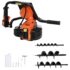 vidaXL Auger Ground Drill Orange - Image 3