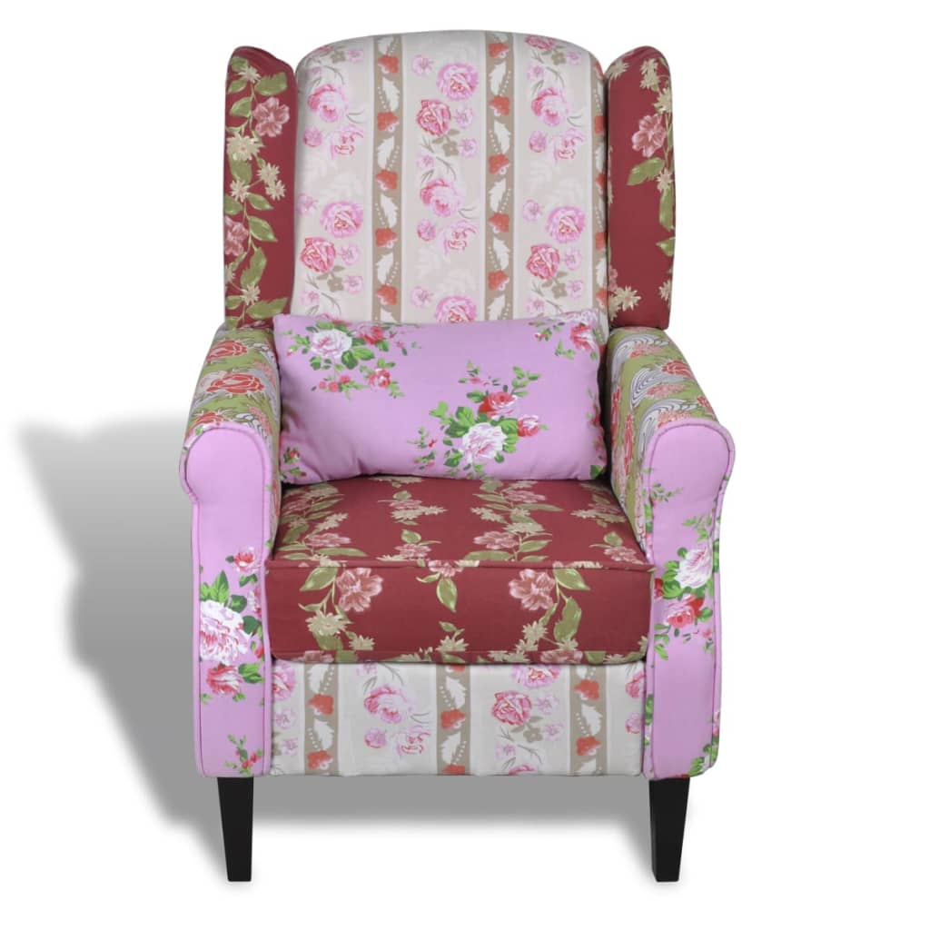 8718475850663_g_en_hd_1 vidaXL Armchair with Patchwork Design Fabric - Image 3