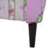vidaXL Armchair with Patchwork Design Fabric - Image 6