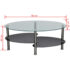 vidaXL Coffee Table with Exclusive Design Black - Image 4