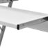 vidaXL Compact Computer Desk with Pull-out Keyboard Tray White - Image 4