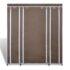 vidaXL Wardrobe with Compartments and Rods 45x150x176 cm Brown Fabric - Image 2