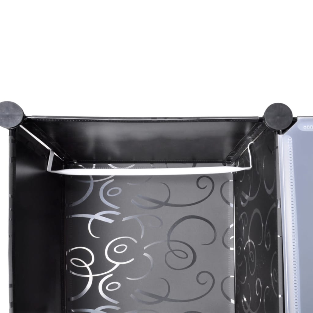 8718475855132_g_en_hd_3 vidaXL Modular Cabinet 14 Compartments Black and White 37x146x180.5 cm - Image 6