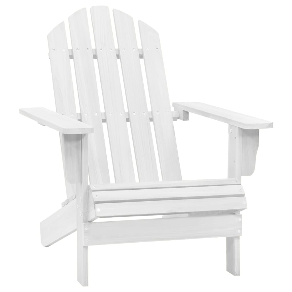 vidaXL Garden Chair Wood White