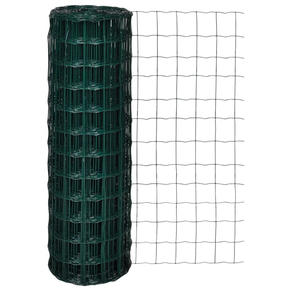 8718475856511_a_en_hd_1 vidaXL Euro Fence Steel 25x1.2 m Green - Image 1