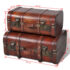 vidaXL Wooden Treasure Chests 2 pcs Vintage Brown - Image 7