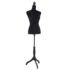 vidaXL Ladies Bust Display Black Female Dressmakers Dummy Mannequin