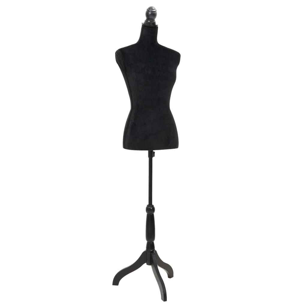 8718475857570_a_en_hd_1 vidaXL Ladies Bust Display Black Female Dressmakers Dummy Mannequin - Image 1