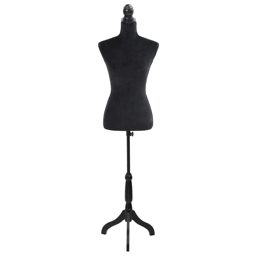 8718475857570_g_en_hd_1 vidaXL Ladies Bust Display Black Female Dressmakers Dummy Mannequin - Image 2