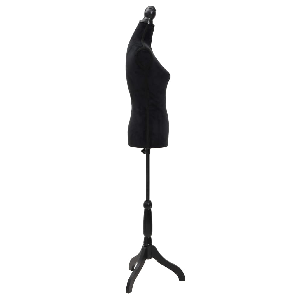 8718475857570_g_en_hd_2 vidaXL Ladies Bust Display Black Female Dressmakers Dummy Mannequin - Image 3