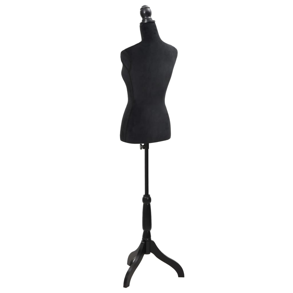8718475857570_g_en_hd_3 vidaXL Ladies Bust Display Black Female Dressmakers Dummy Mannequin - Image 4
