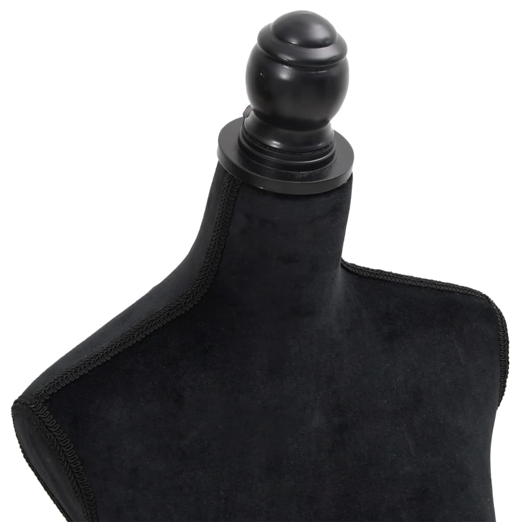 8718475857570_g_en_hd_4 vidaXL Ladies Bust Display Black Female Dressmakers Dummy Mannequin - Image 5