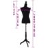 vidaXL Ladies Bust Display Black Female Dressmakers Dummy Mannequin - Image 7