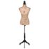 Ladies Bust Display Bust Brown Black Jute Female Dressmakers Dummy Mannequin Display - Image 2