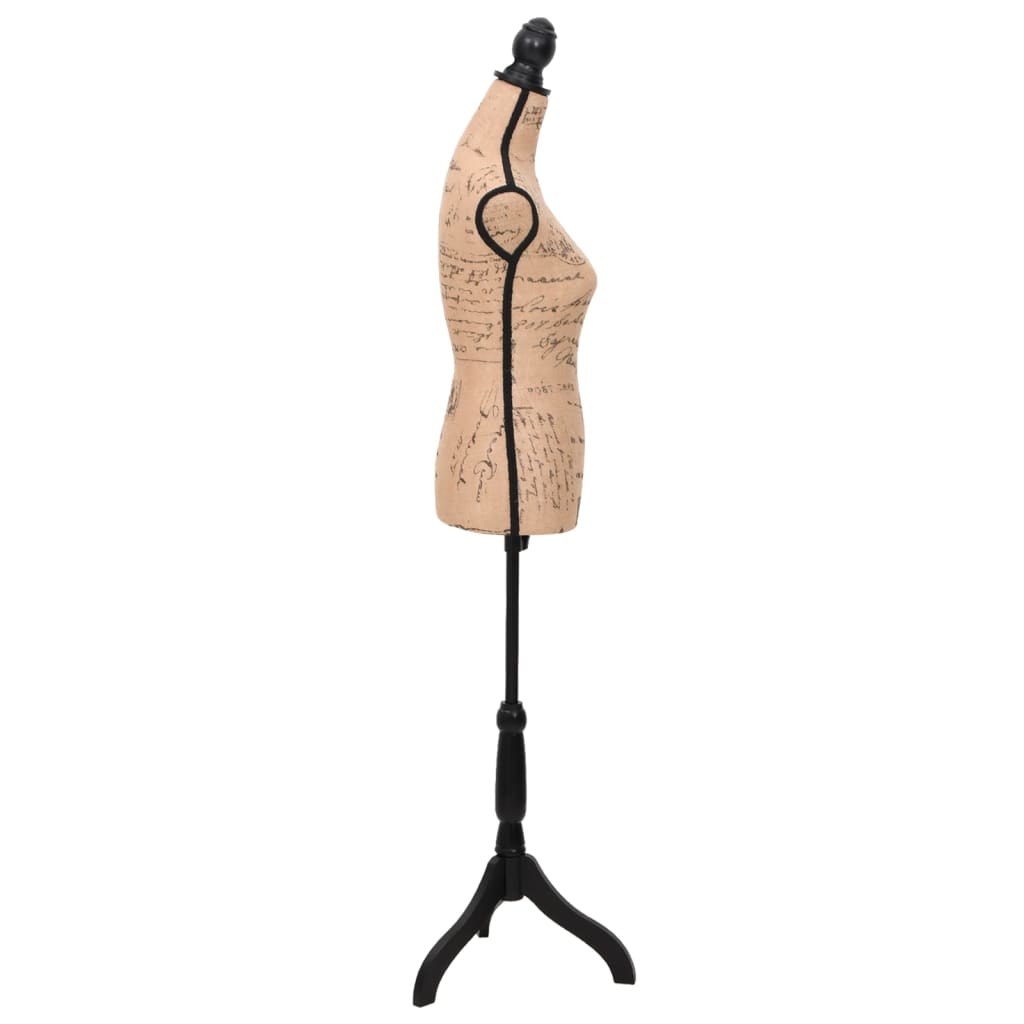 8718475857587_g_en_hd_2 Ladies Bust Display Bust Brown Black Jute Female Dressmakers Dummy Mannequin Display - Image 3