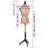 Ladies Bust Display Bust Brown Black Jute Female Dressmakers Dummy Mannequin Display - Image 7