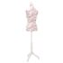 Ladies Bust Display Mannequin Cotton White With Rose - Image 4