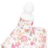 Ladies Bust Display Mannequin Cotton White With Rose - Image 5
