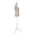 Ladies Bust Display Mannequin Linen With Stripes - Image 3