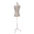 Ladies Bust Display Mannequin Linen With Stripes - Image 4