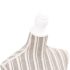 Ladies Bust Display Mannequin Linen With Stripes - Image 5