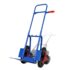 vidaXL Folding Sack Truck with 6 Wheels Blue - Image 2