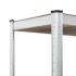 vidaXL 5-Layer Storage Shelf Silver Steel&Engineered Wood - Image 6