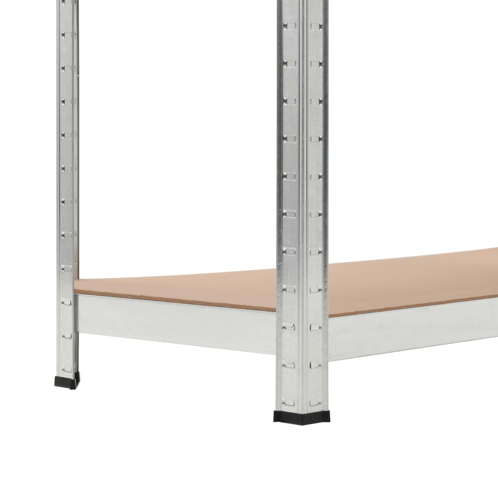 8718475857730_g_en_hd_5 vidaXL 5-Layer Storage Shelf Silver Steel&Engineered Wood - Image 7