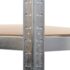 vidaXL 5-Layer Storage Shelf Silver Steel&Engineered Wood - Image 8
