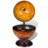 vidaXL Tabletop Globe Bar Wine Stand Eucalyptus Wood - Image 3