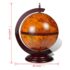 vidaXL Tabletop Globe Bar Wine Stand Eucalyptus Wood - Image 5