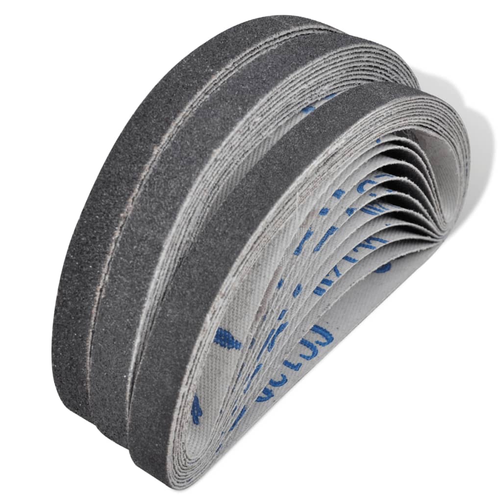 8718475859710_a_en_hd_1 vidaXL Airpress Pneumatic Sand Belts 30 Pcs 10 x grit 60. 10 x grit 80. 10 x grit 120 10mm x 330 mm - Image 1