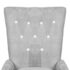 vidaXL Armchair Silver Velvet - Image 3