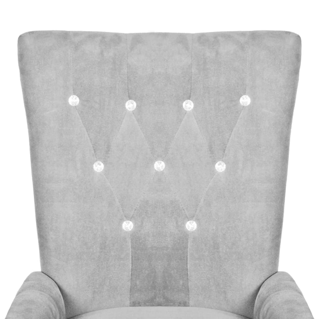 8718475859864_g_en_hd_1 vidaXL Armchair Silver Velvet - Image 3