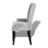 vidaXL Armchair Silver Velvet - Image 4