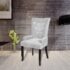 vidaXL Armchair Silver Velvet