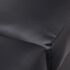 vidaXL Chaise Longue Black Faux Leather - Image 3