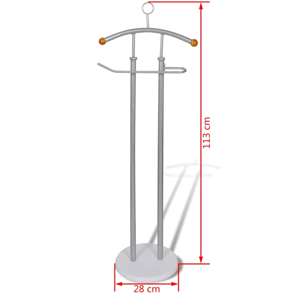 8718475860235_g_en_hd_4 vidaXL Valet Stand Coat Shirt Organiser Metal Frame - Image 5