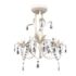 vidaXL Crystal Pendant Ceiling Lamp Chandelier Elegant White - Image 2