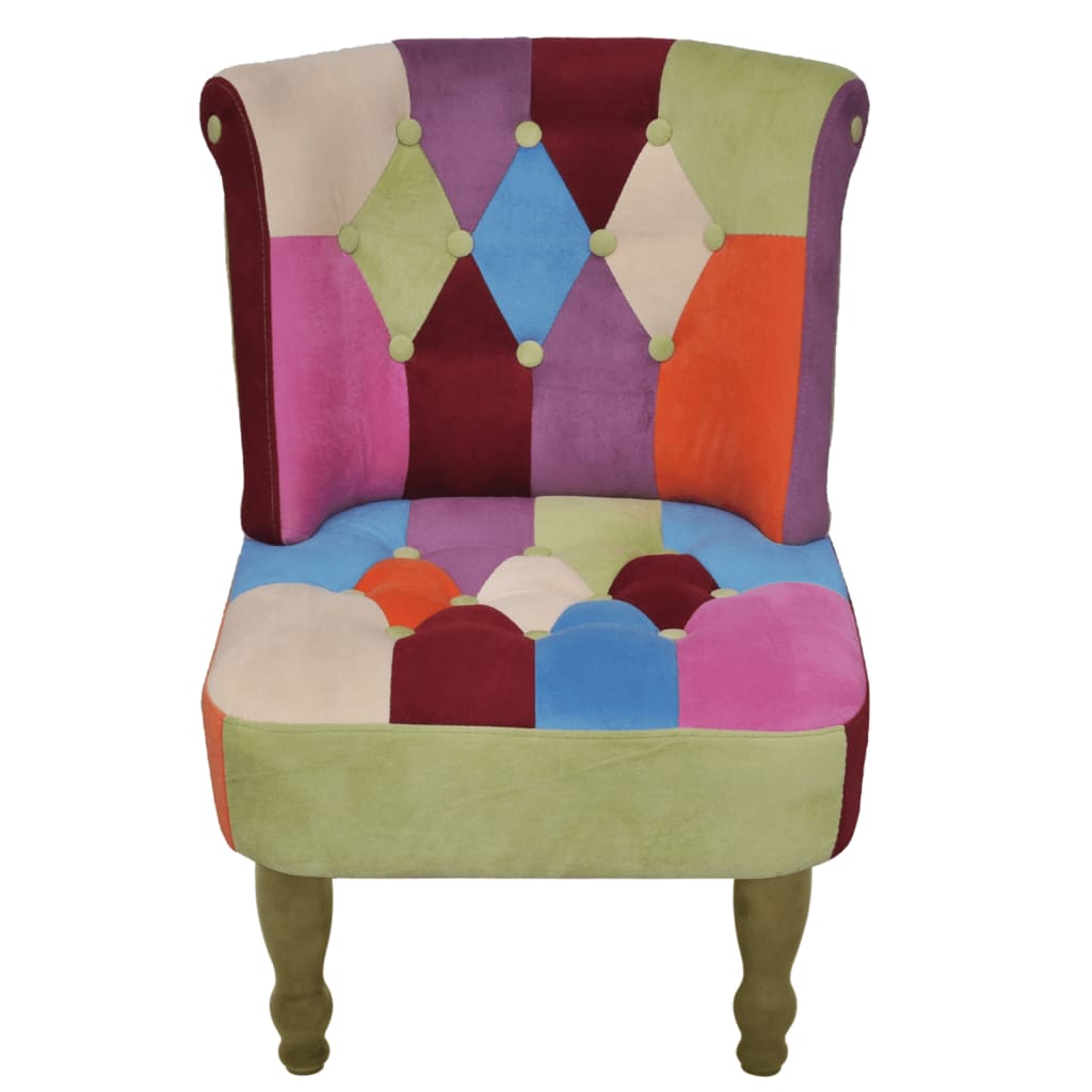 8718475862758_g_en_hd_1 vidaXL French Chair with Patchwork Design Fabric - Image 2